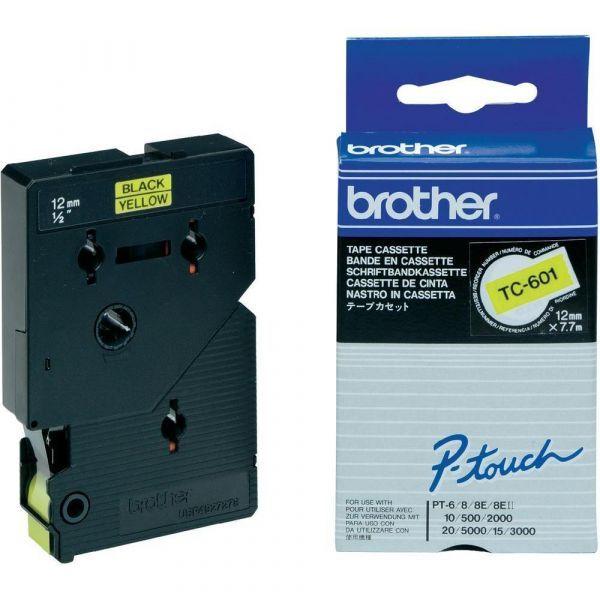 Fita de Impressão BROTHER TC-601 (Preto sobre Amarelo), miniatura 2