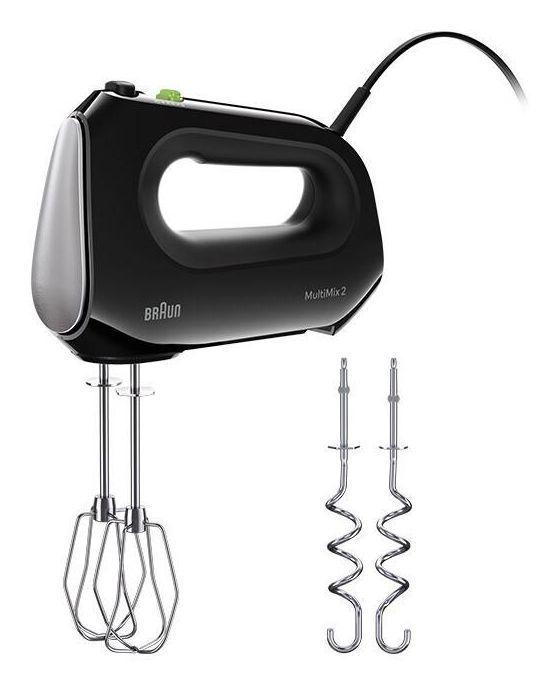 Batedeira Manual BRAUN HM2110BK (500 W - Altura 15,1 cm - Preto)