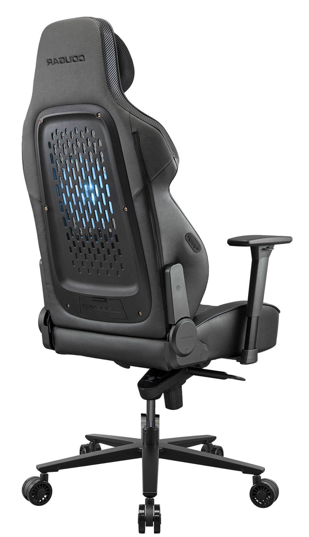 Cadeira Gaming COUGAR NxSys Aero (160 kg - 139 cm - Ajustáveis em 3D - Preto/Laranja), miniatura 3