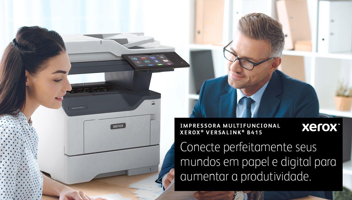Impressora Multifuncional Laser XEROX VersaLink B415V_DN (A4 - Impressão a preto e branco - 650 folhas - Cinzento e Branco) — miniatura 17