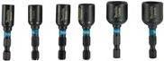 Conjunto de Soquetes de Impacto MAKITA E-15768 (1/4" Sextavado - 6 Peças - Preto), imagem 1