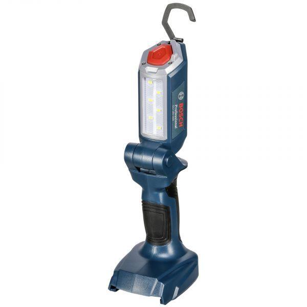 Lanterna de Trabalho BOSCH GLI 18V-300 Solo (14,4 V e 18 V - Bateria substituível - Azul/Preto)