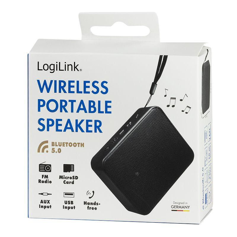Coluna Portátil LOGILINK SP0057 (Com fios e sem fios - 5 W - USB - Preto), miniatura 9