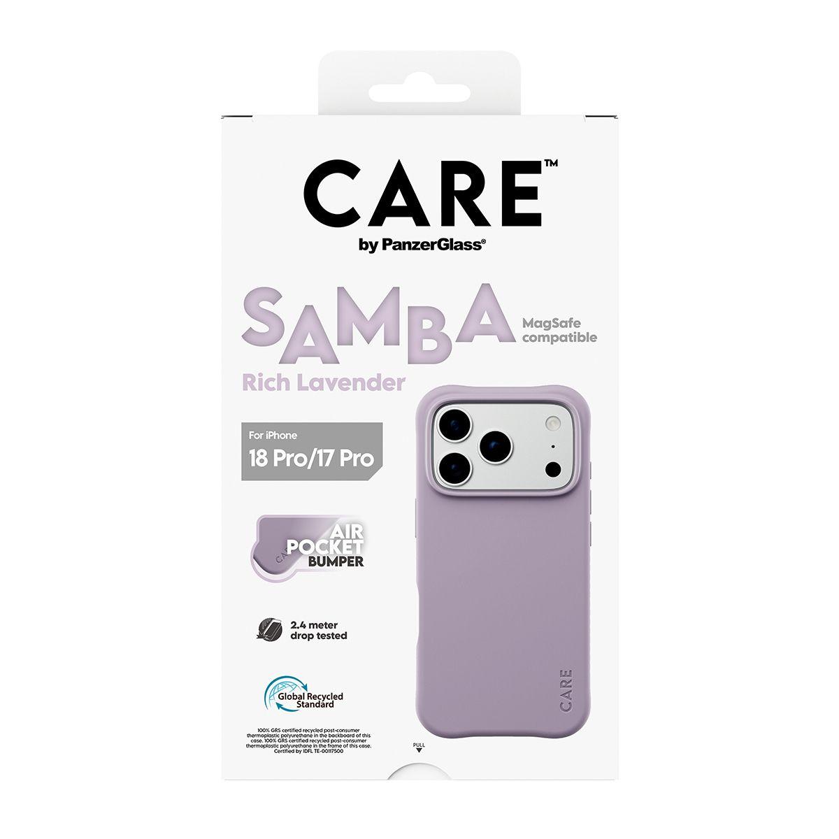 Capa PANZERGLASS CARE Samba Case (Roxo), miniatura 3