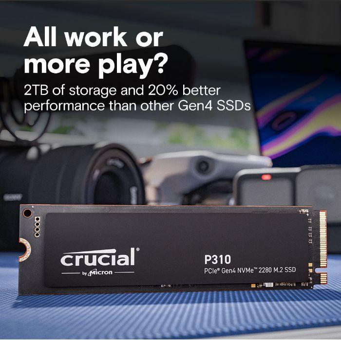Disco SSD Interno CRUCIAL P310 (1 TB - M.2 2280 - NVMe PCIe Gen4 x4) — miniatura 3