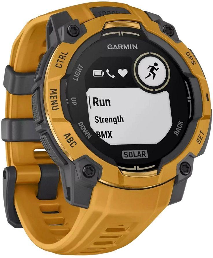 Relógio Desportivo GARMIN Instinct 3 SOLAR - 50 mm (Redonda - Android, iOS - Digital, a cores, tátil - Sunburst/Cinzento), miniatura 3