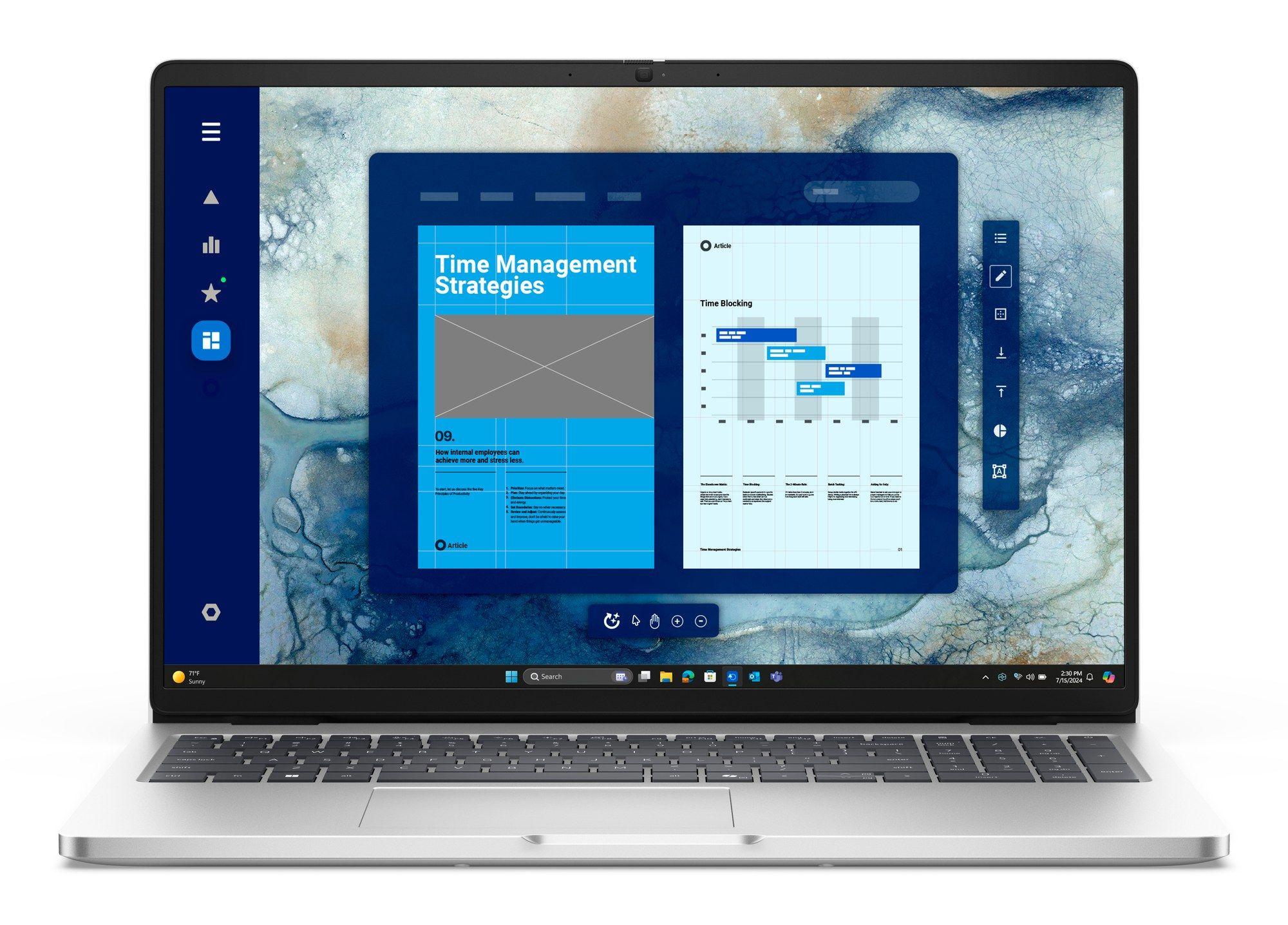 Computador Portátil DELL Pro 16 PC16250 Intel Core Ultra 5 235U (16GB - 512GB SSD - 16" WUXGA - Layout DE - Platina)