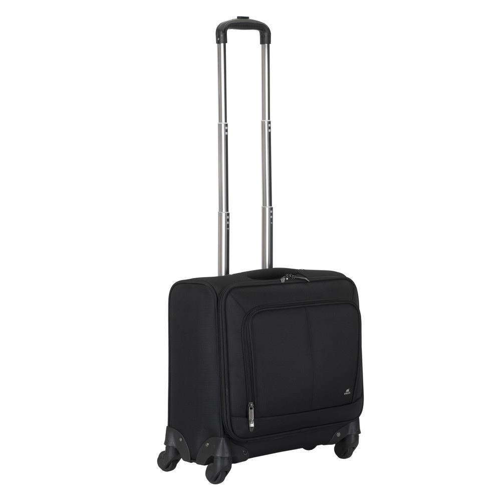 Mala Trolley RIVACASE 8481 (Poliéster RPET - 39,6 cm - Altura 25 cm - Preto)