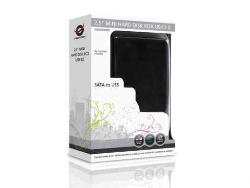 Caixa Externa para Disco Rígido CONCEPTRONIC CHD2MUSB3B (2,5" - USB 3.0 - Preto) — miniatura 5