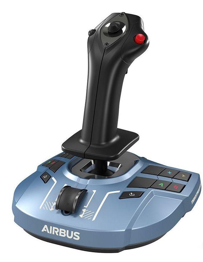 Joystick de Voo THRUSTMASTER TCA Sidestick X Airbus Edition (Xbox - USB Type-C - Com fios - Preto e Azul)