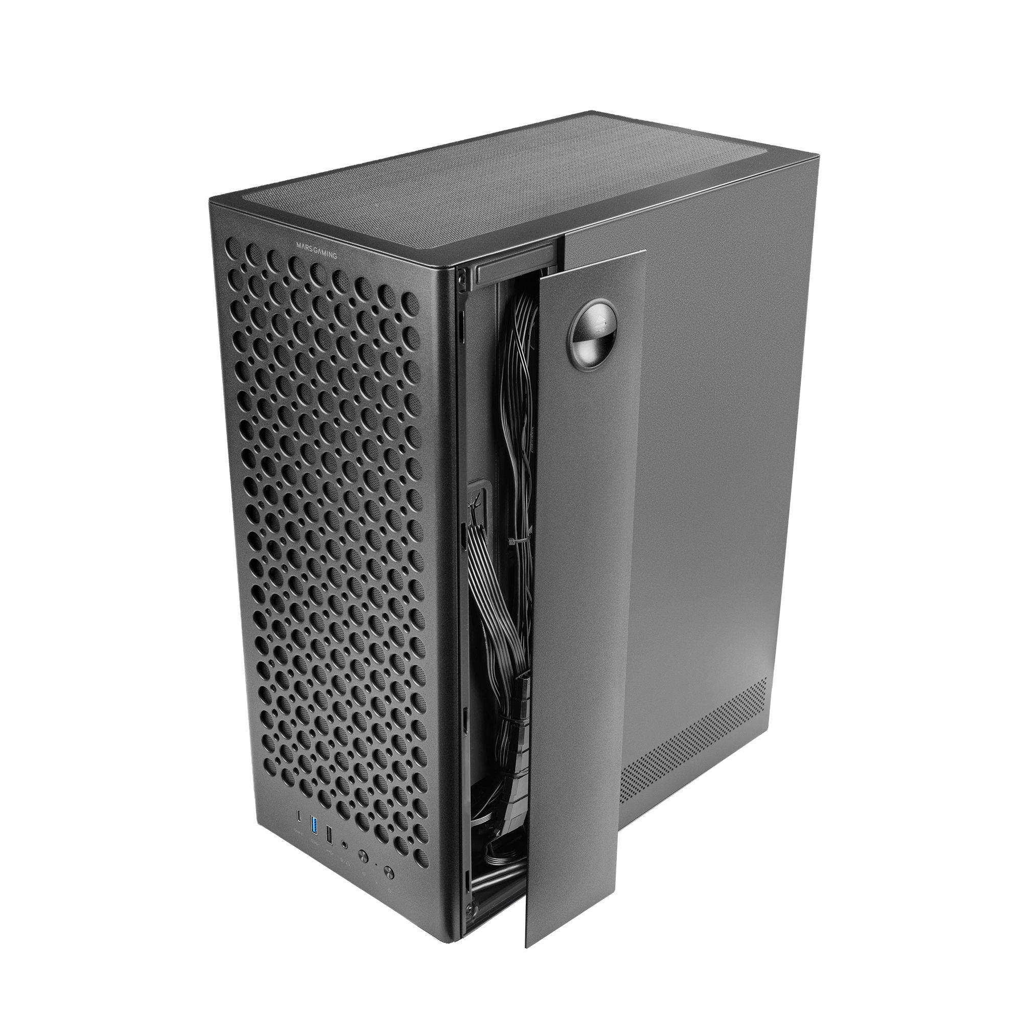 Caixa para PC MARS GAMING MC-T800 (ATX, Micro ATX, Mini-ITX - Midi Tower - Preto), miniatura 9