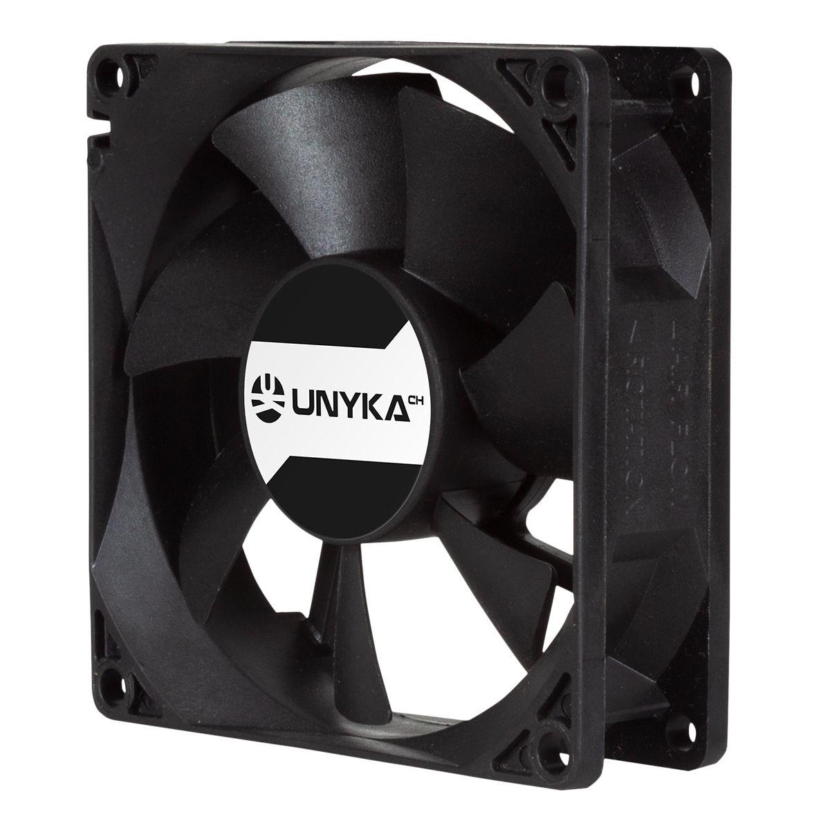Ventoinha para Caixa de Computador UNYKACH 80.80.25 (Não suportado - Preto)