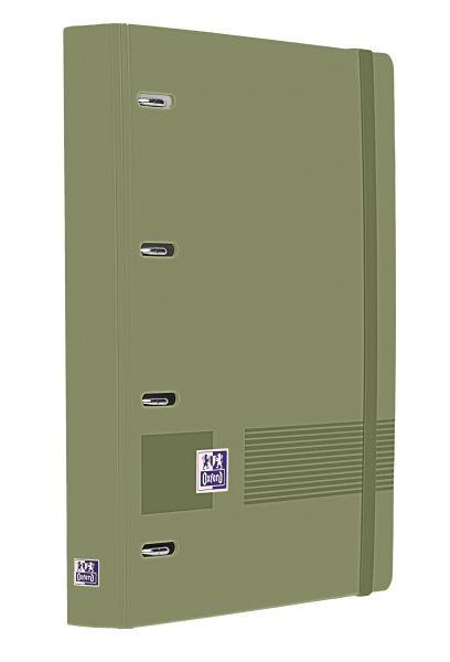 Dossier de Argolas OXFORD Europeanbinder Live & Go A4+ (Polifoam - Verde Safari)