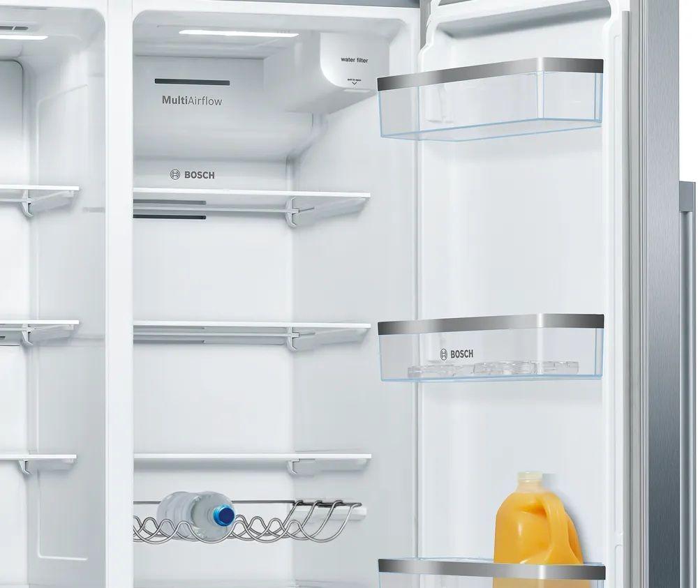 Frigorífico Americano Independente BOSCH Serie 6 KAD93AIDP (562 L - 179x91x71 cm - Inox), miniatura 2