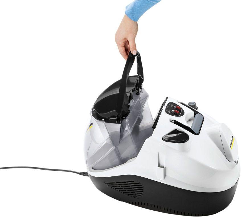 Máquina de Limpeza a Vapor KÄRCHER SV7 (Altura 34 cm - Branco e Preto), miniatura 3