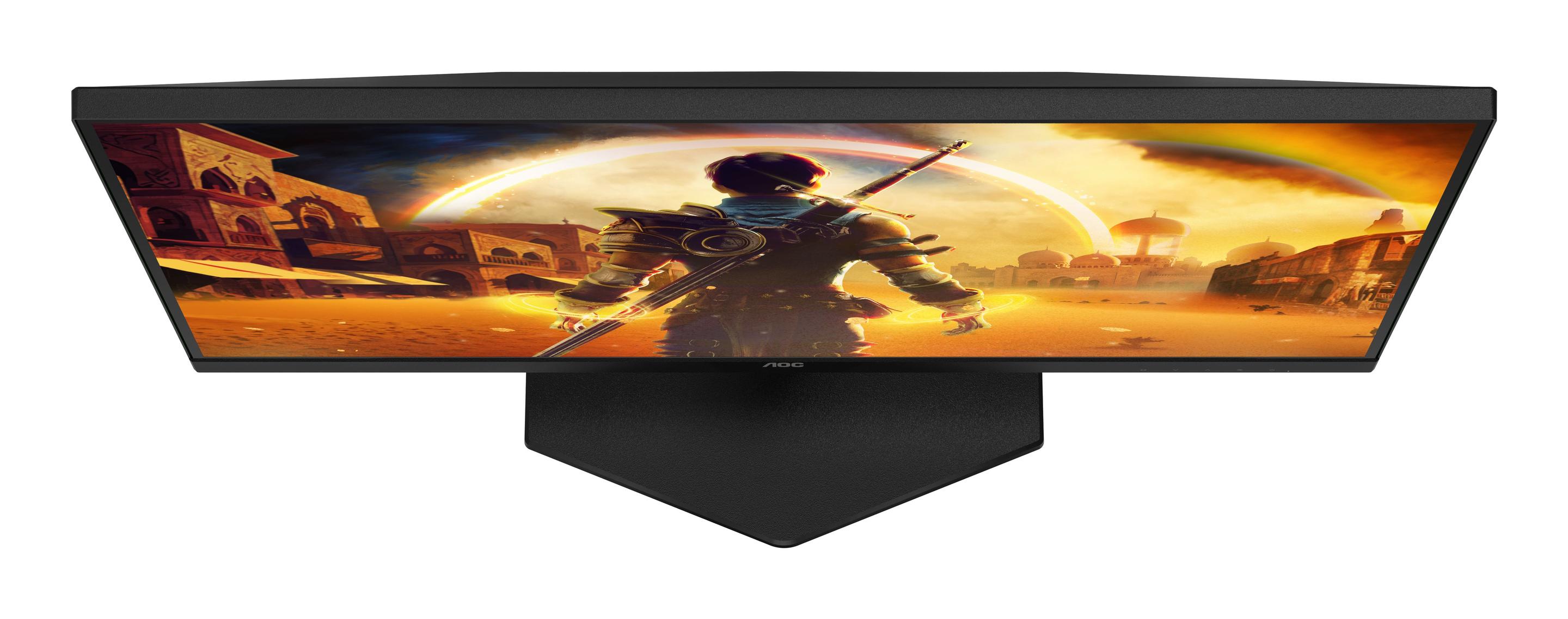 Monitor AOC Q27G42XNE (27" - Fast VA - 180 Hz - Preto e Vermelho) — miniatura 7