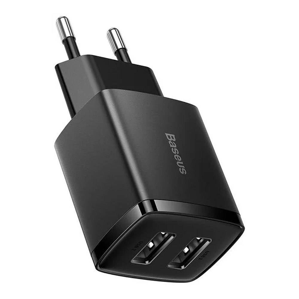 Carregador BASEUS Compact 2U (Preto) — miniatura 2