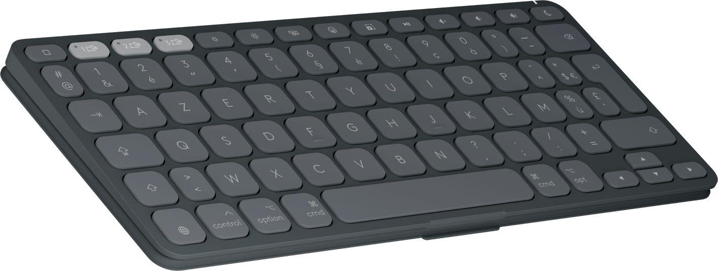 Teclado LOGITECH Keys-To-Go 2 (Francês - Teclas tesoura - Mini - Grafite) — miniatura 4