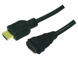 Cabo Extensor HDMI LOGILINK CH0058 (5 m - HDMI Type A - Preto)