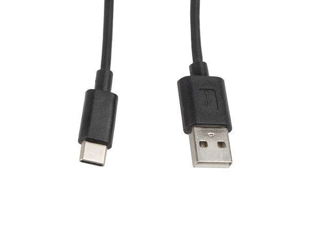 Cabo USB LANBERG CA-USBO-10CC-0010-BK (1 m - USB-A macho - USB-C macho - Preto)