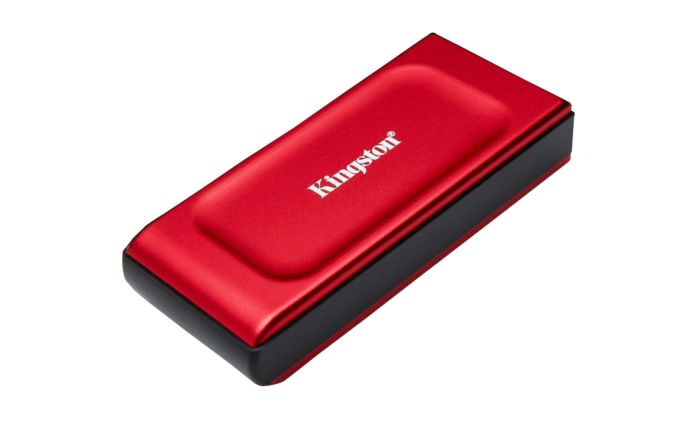 SSD Externo KINGSTON XS1000 (1 TB - USB 3.2 Tipo-C - USB Type-C - Vermelho), miniatura 3
