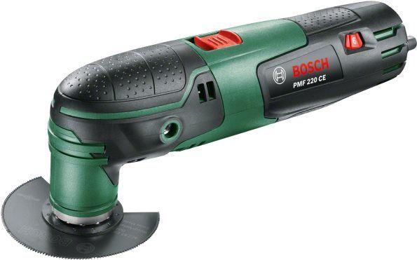 Ferramenta Multifunções Oscilante BOSCH PMF 220 CE Set (Verde e Preto)