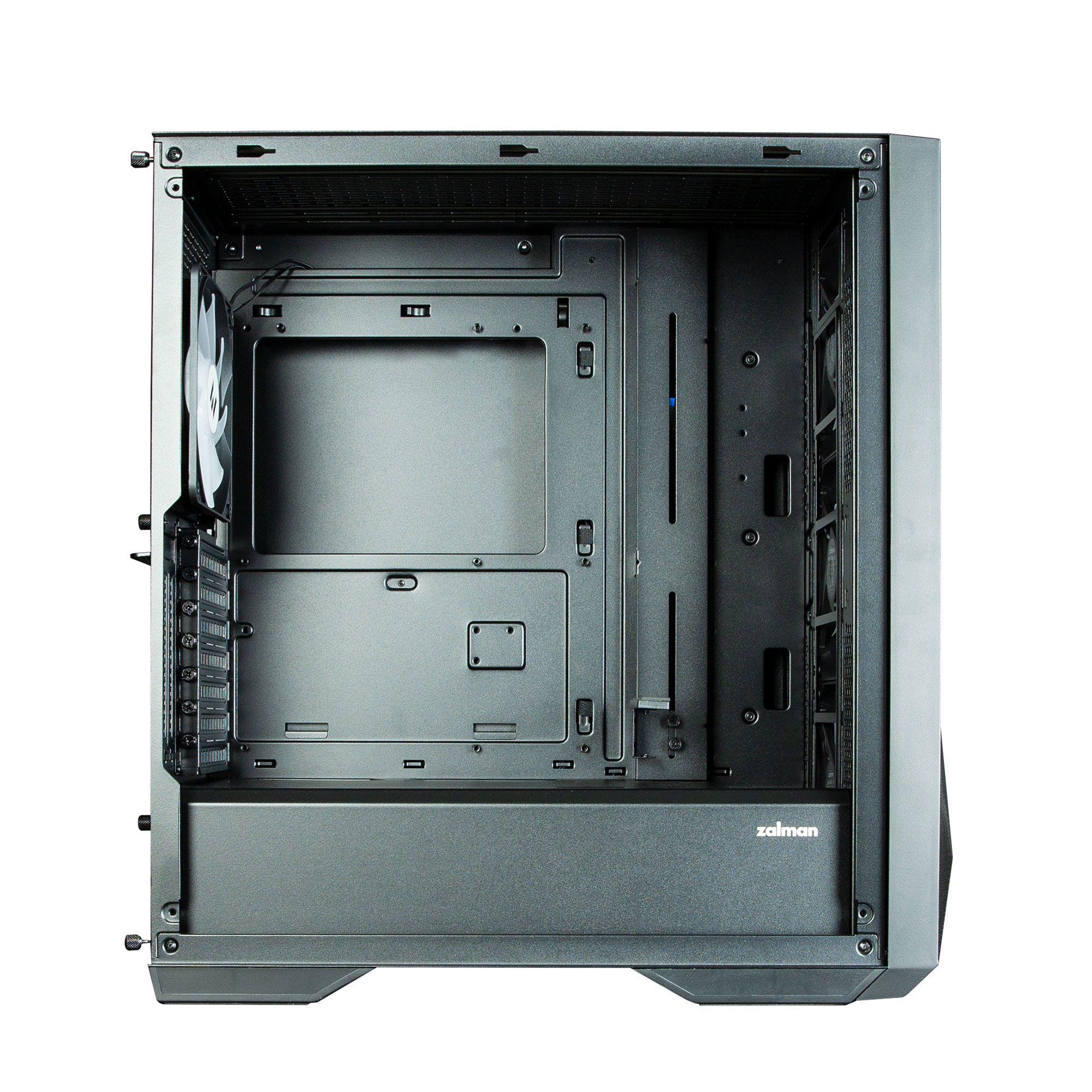 Caixa de Computador ZALMAN Z9 Iceberg MS (Midi Tower - Plástico, aço, vidro temperado - 18,5 cm - Preto) — miniatura 3