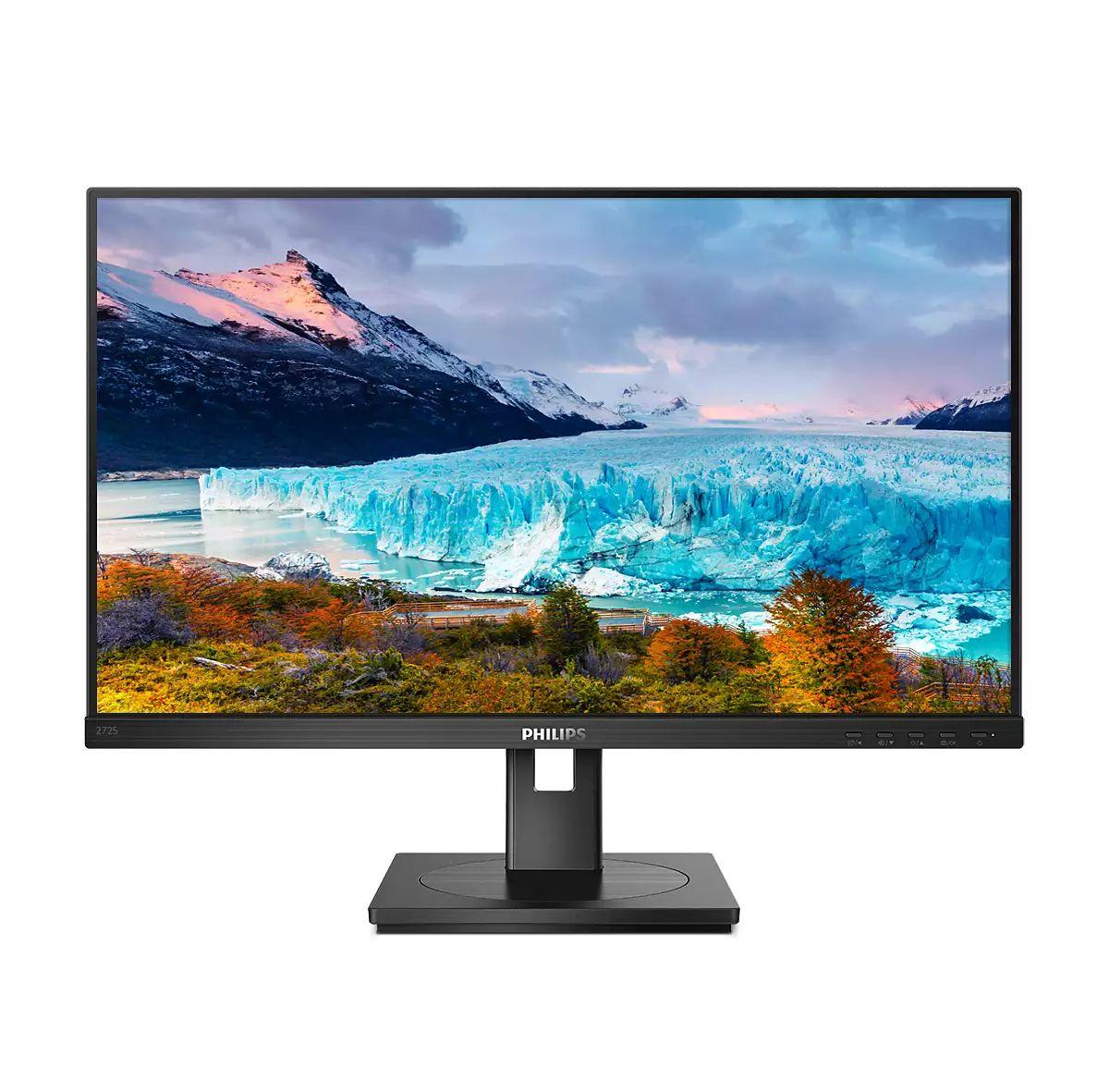 Monitor PHILIPS 272S1AE/00 (27" - IPS - 75 Hz - Preto)