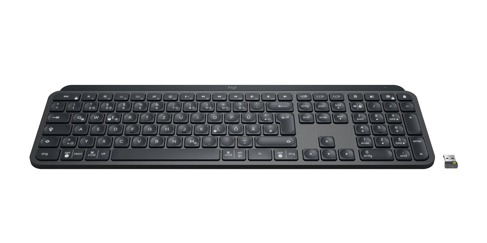 Teclado LOGITECH MX Keys for Business (Alemão - Tamanho completo - Bluetooth - Grafite) — miniatura 5
