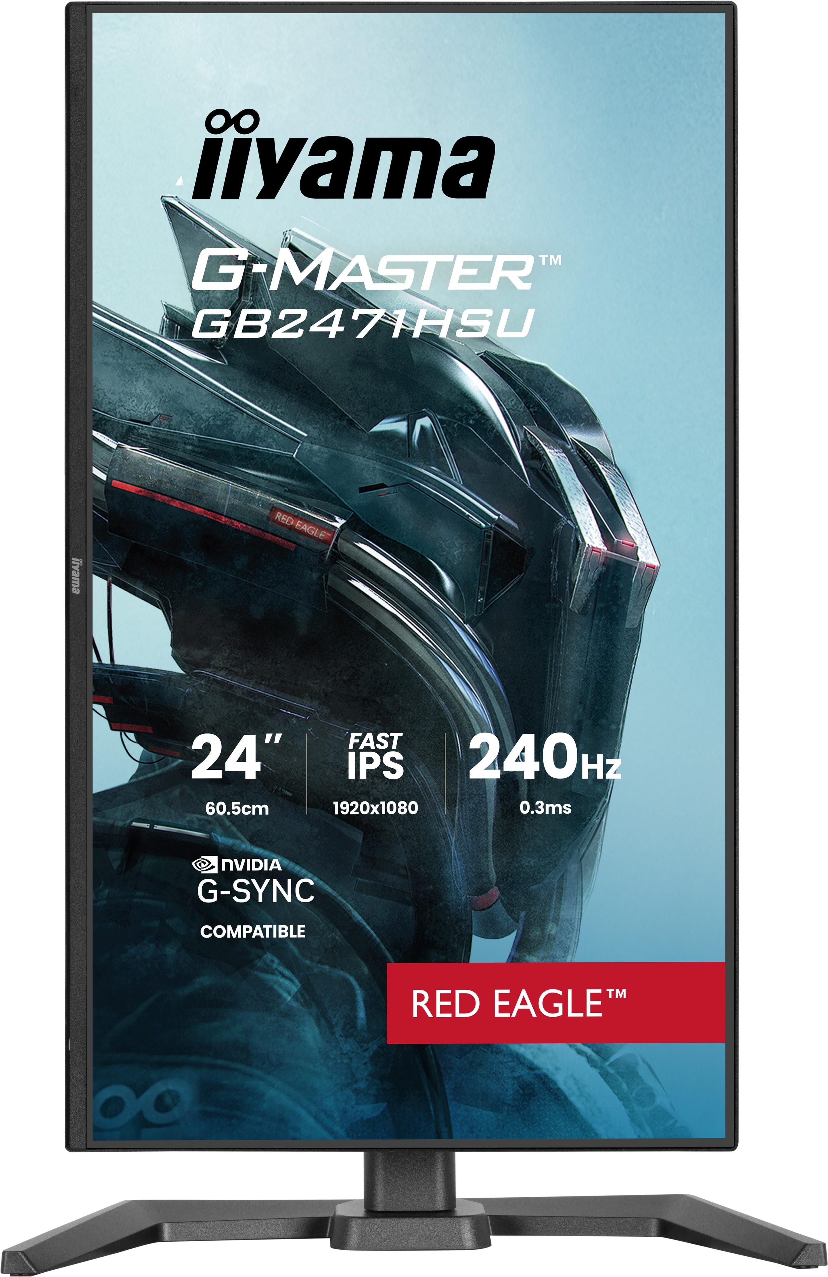 Monitor IIYAMA G-MASTER GB2471HSU-B1 (23,8" - Fast IPS - 240 Hz - Preto) — miniatura 2