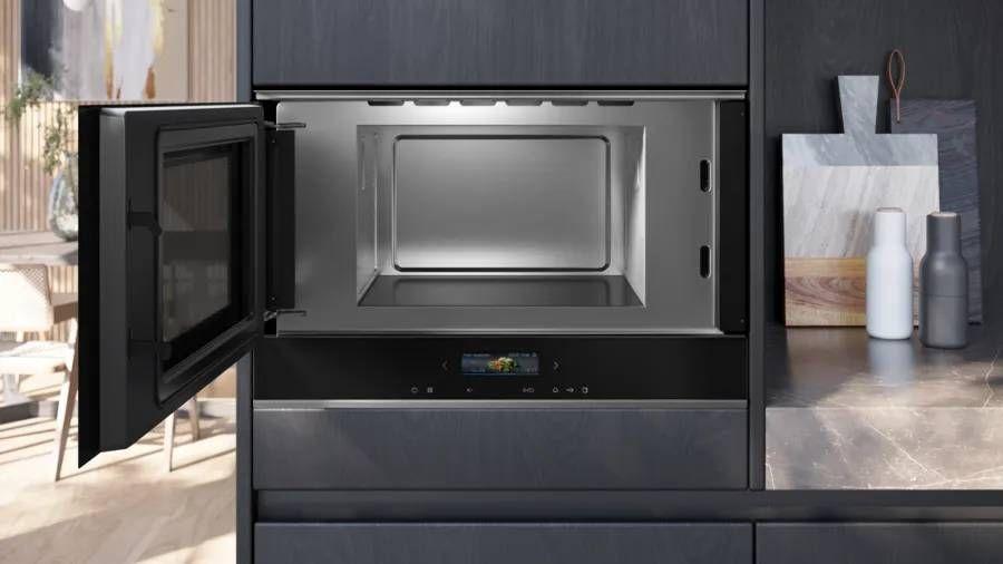 Micro-ondas Encastre SIEMENS iQ700 BF722L1B1 (Altura 38,2 cm - Preto), miniatura 2