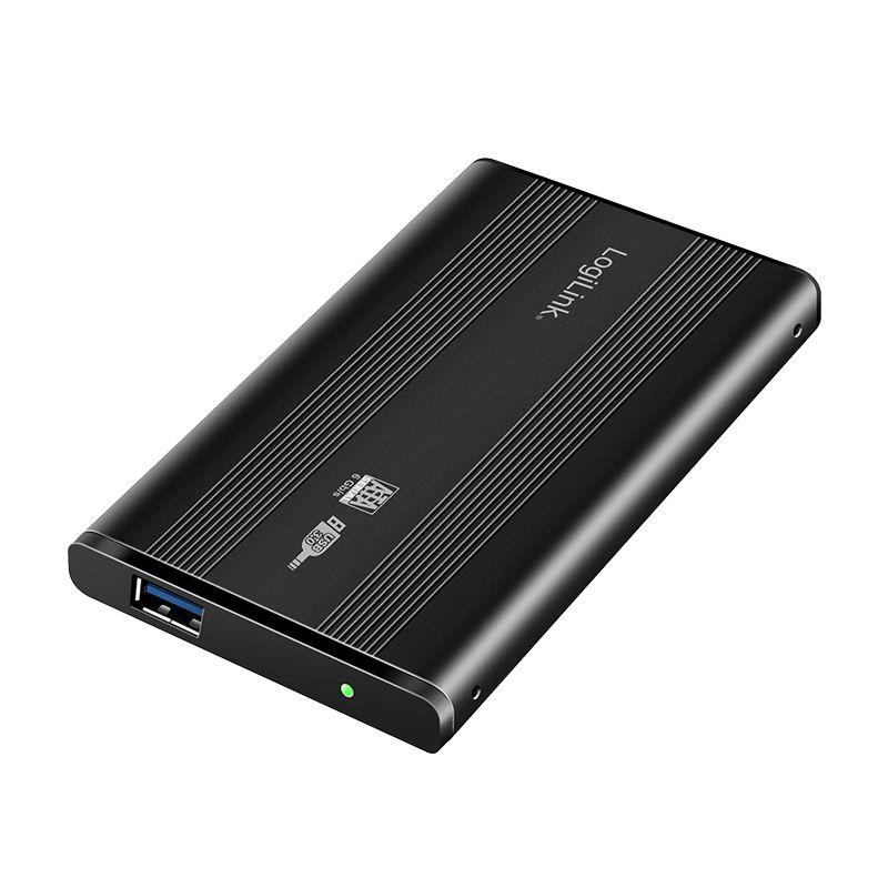 Caixa Externa SATA 2,5" LOGILINK UA0106 (2.5" - USB 3.2 Gen 1 - Preto)