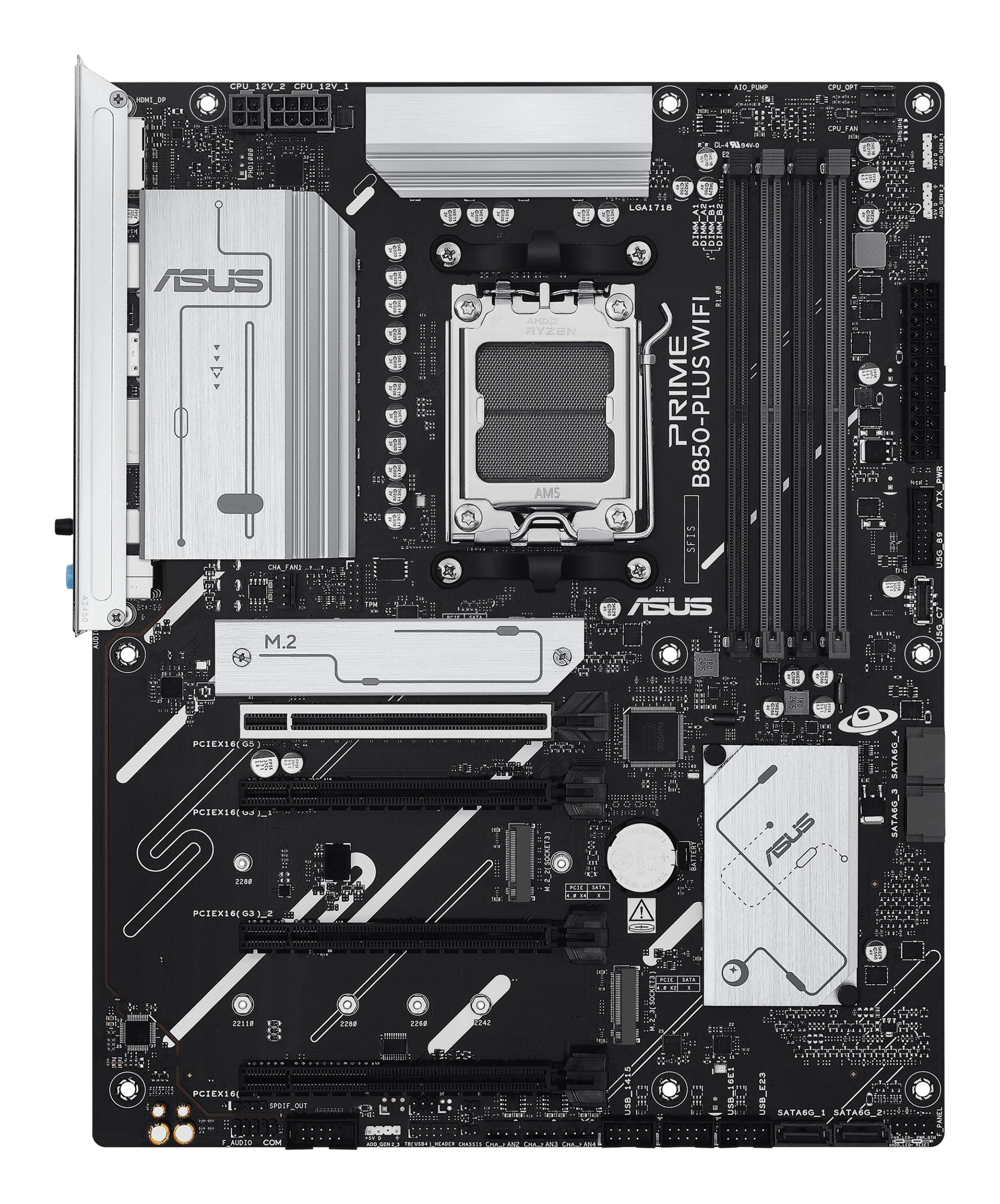 Motherboard ASUS PRIME B850-PLUS WIFI (AM5 - ATX - Duplo canal - Multicor), miniatura 2