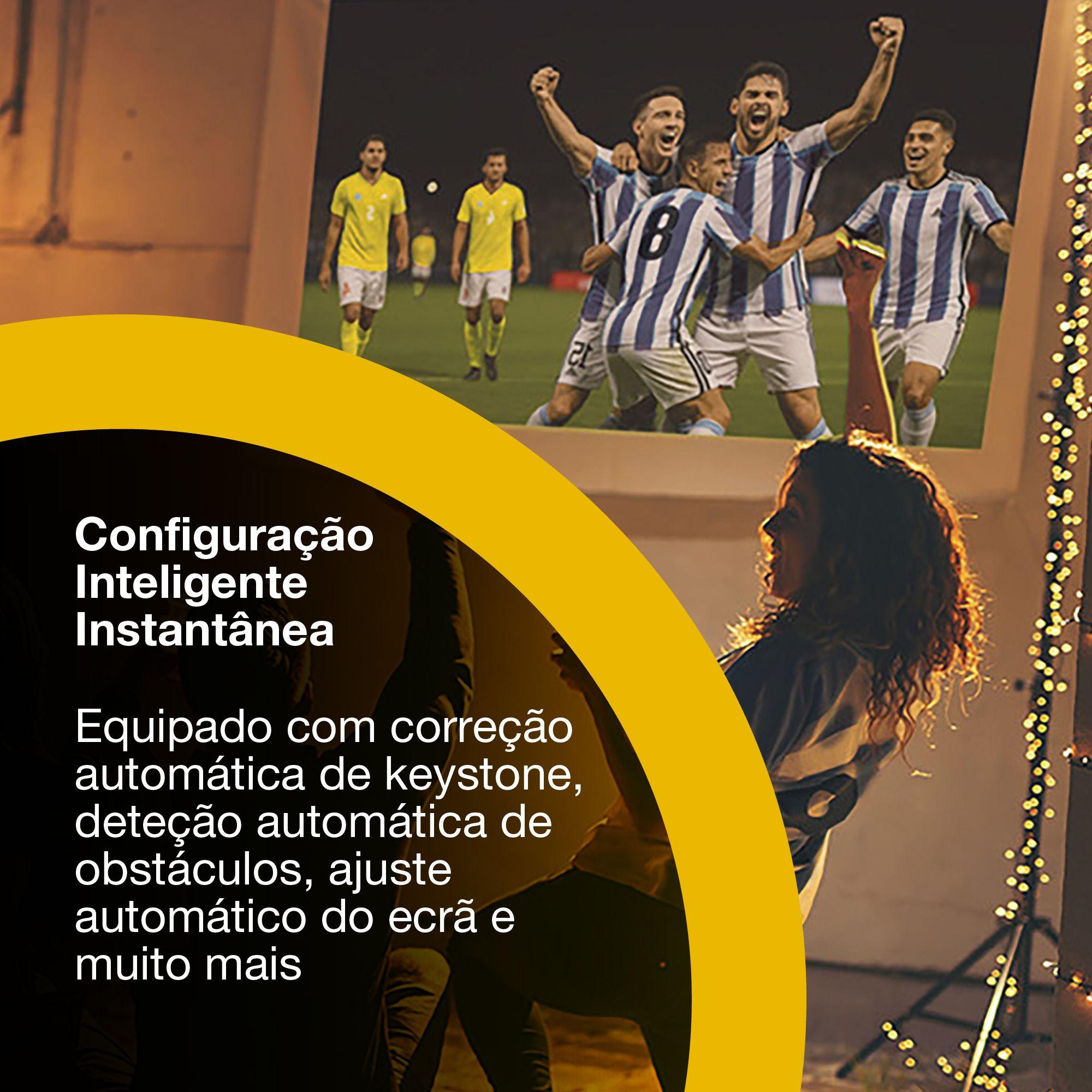 Projetor EPSON Lifestudio Flex Plus EF-71 (1080p - 30–150 polegadas - Google TV - Branco Diamante) — miniatura 4