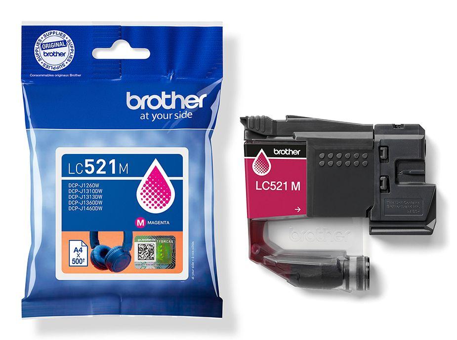 Tinteiro BROTHER LC521M (500 páginas - Magenta) — miniatura 3