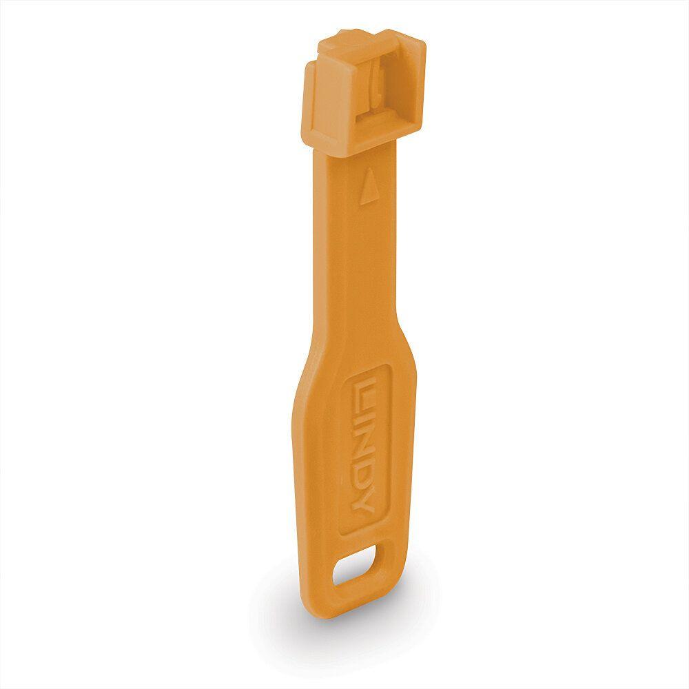Bloqueador de Portas RJ45 LINDY 47897 (10 unidades - Laranja), miniatura 2