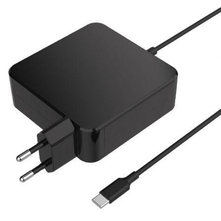 Carregador de Portátil LEOTEC LENCSHOMETC90 (90 W - USB Power Delivery 3.0)
