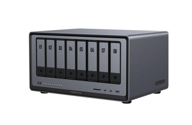 NAS UGREEN NASync DXP8800 Plus (M.2, SATA - 8 GB - 10 baias - Cinzento)