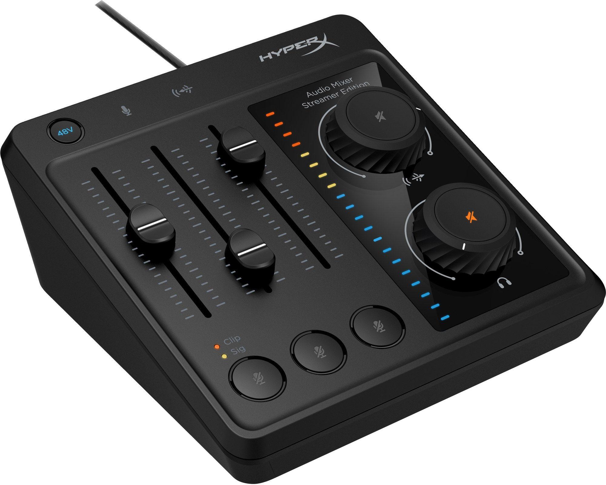 Controlador de Áudio HYPERX Audio Mixer (USB Type-A - Preto) — miniatura 3