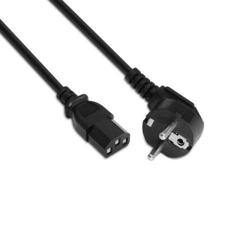 Cabo de Alimentação AISENS A132-0167 (1,5 m - Acoplador C13 - CEE7/7 - Preto), miniatura 3