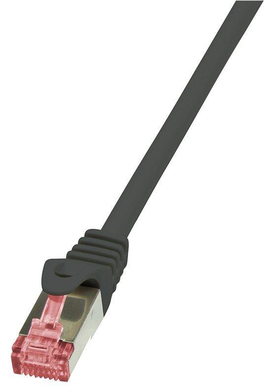 Cabo de Rede LOGILINK CQ2033S (1 m - Cat6 - RJ-45 - Preto)