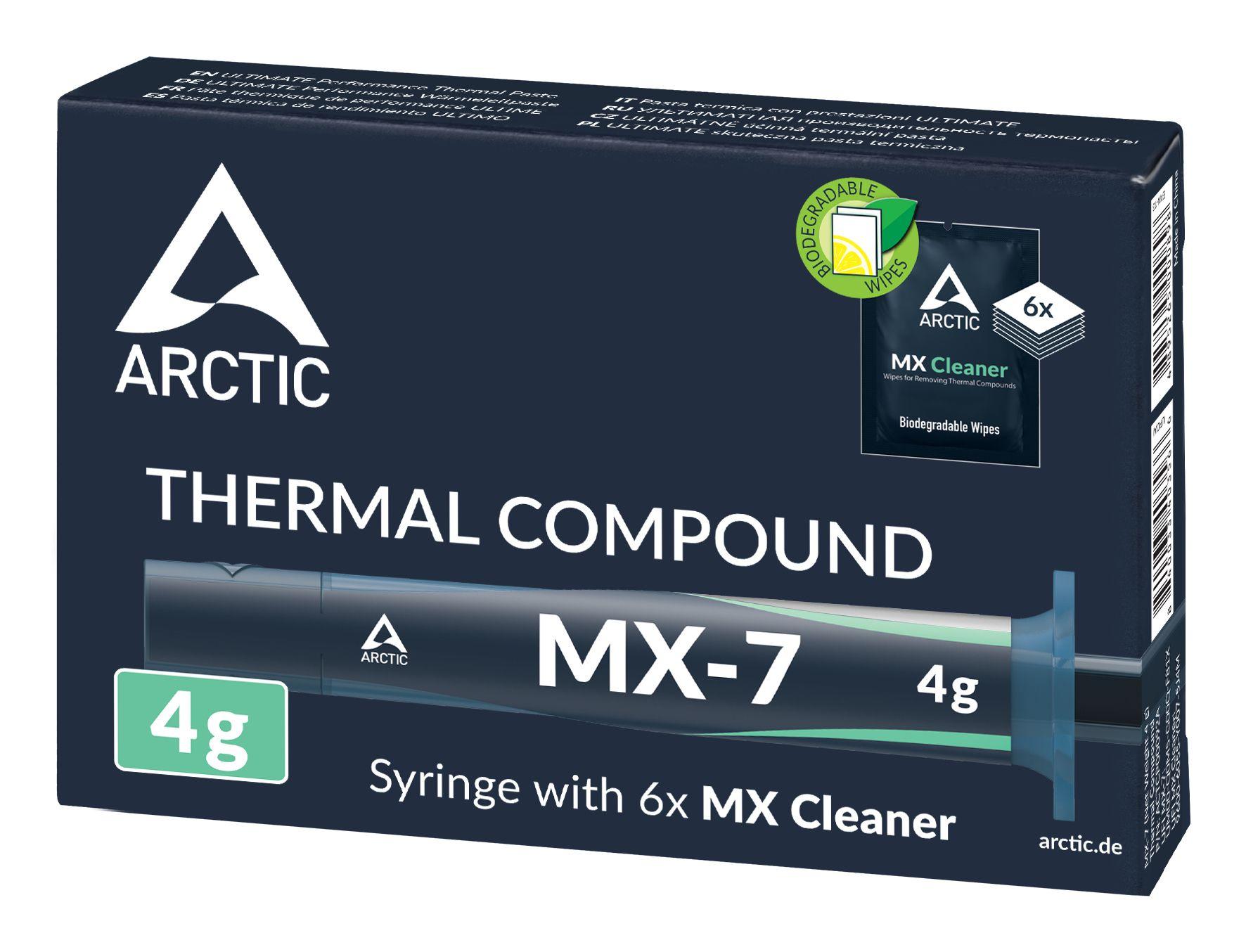 Pasta Térmica ARCTIC MX-7 (Cola térmica - 2,9 g/cm³ - 35,000–38,000 - 6 unidades MX Cleaner) — miniatura 2