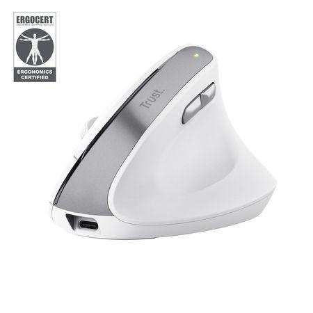 Rato TRUST Bayo II (Mão direita - 2400 DPI - Ótico - Branco)