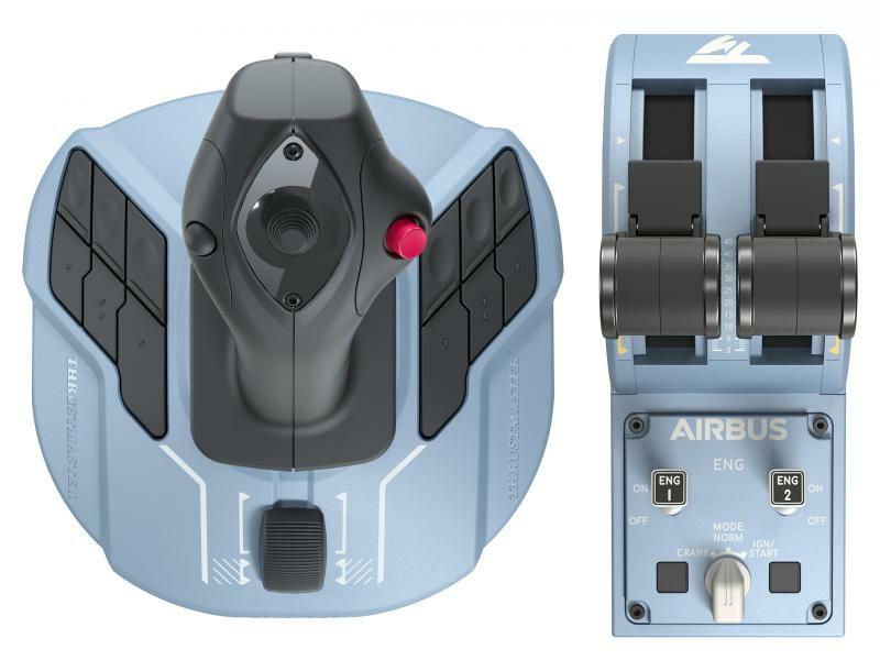 Simulador de Voo THRUSTMASTER TCA Officer Pack Airbus Edition (PC - Com fios - Preto e Azul) — miniatura 2