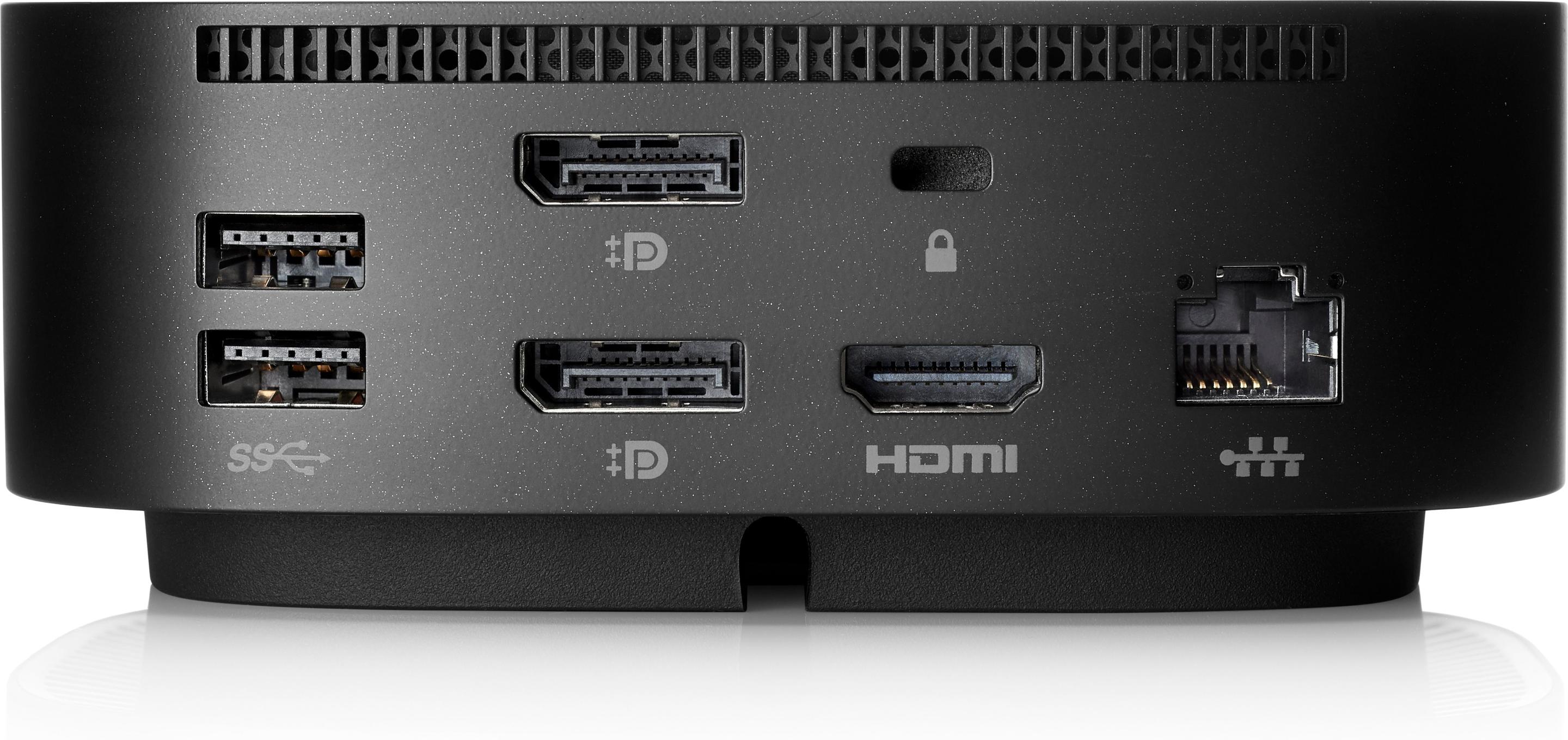 Estação de Ancoragem HP USB-C/A Universal Dock G2 5TW13AA#ABB (Preto), miniatura 3
