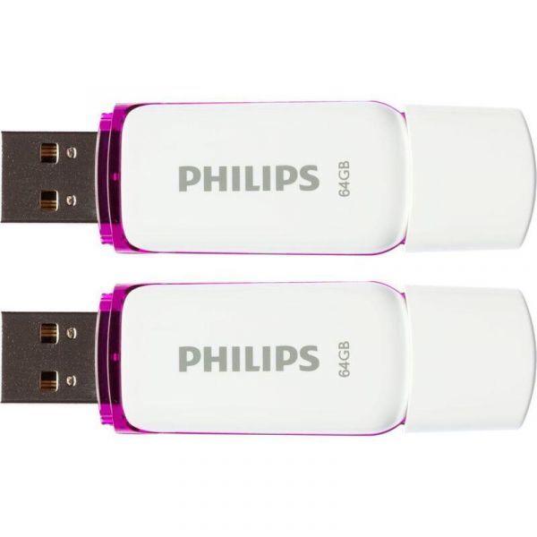 Pen USB PHILIPS FM64FD70D/00 (USB 2.0 - Magic Purple)