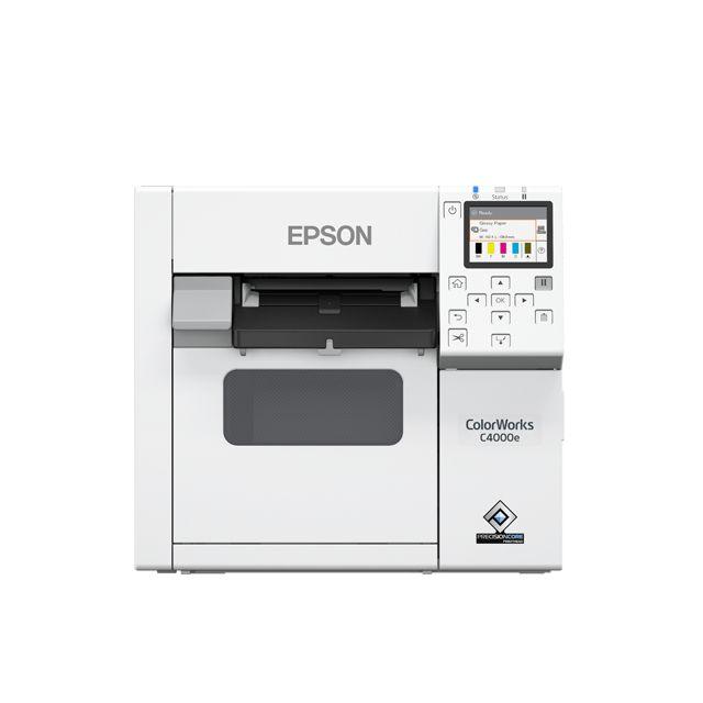 Impressora de Etiquetas EPSON ColorWorks CW-C4000E (MK) (Com fios - Branco)