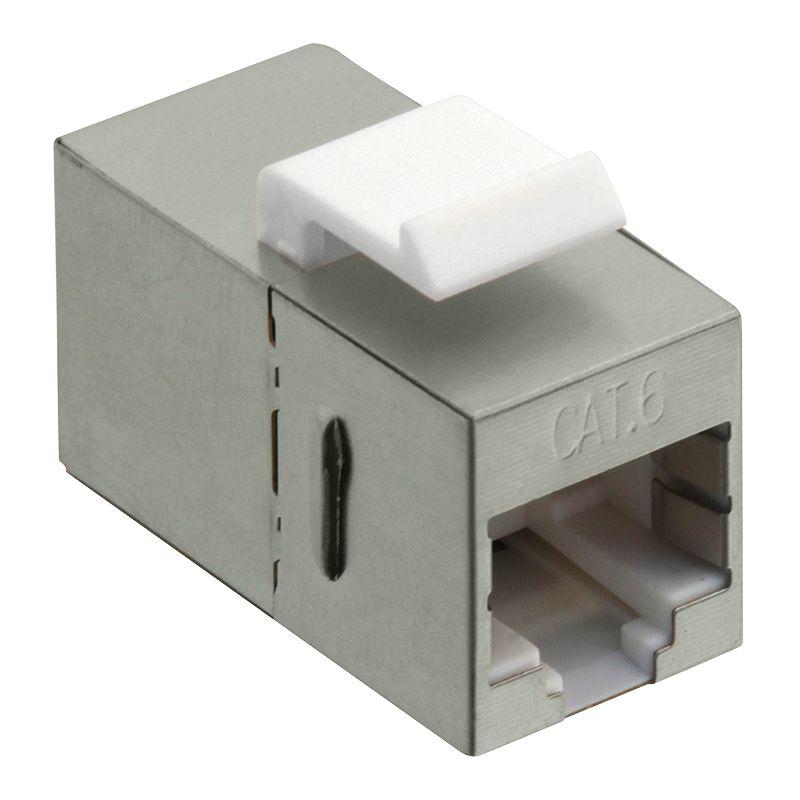 Módulo Keystone LOGILINK NK4011 (RJ45 - 1 unidade - Metálico e Branco)
