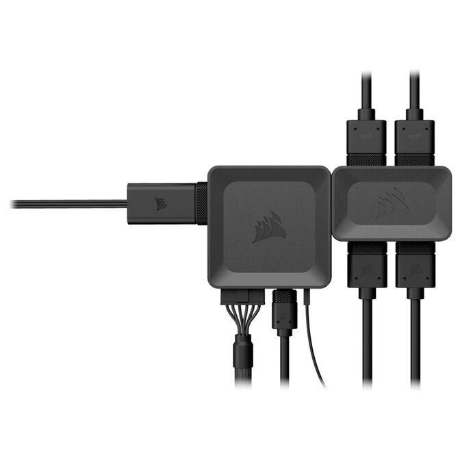 Divisor de Sinal CORSAIR iCUE LINK 4-Way Splitter (Preto), miniatura 3