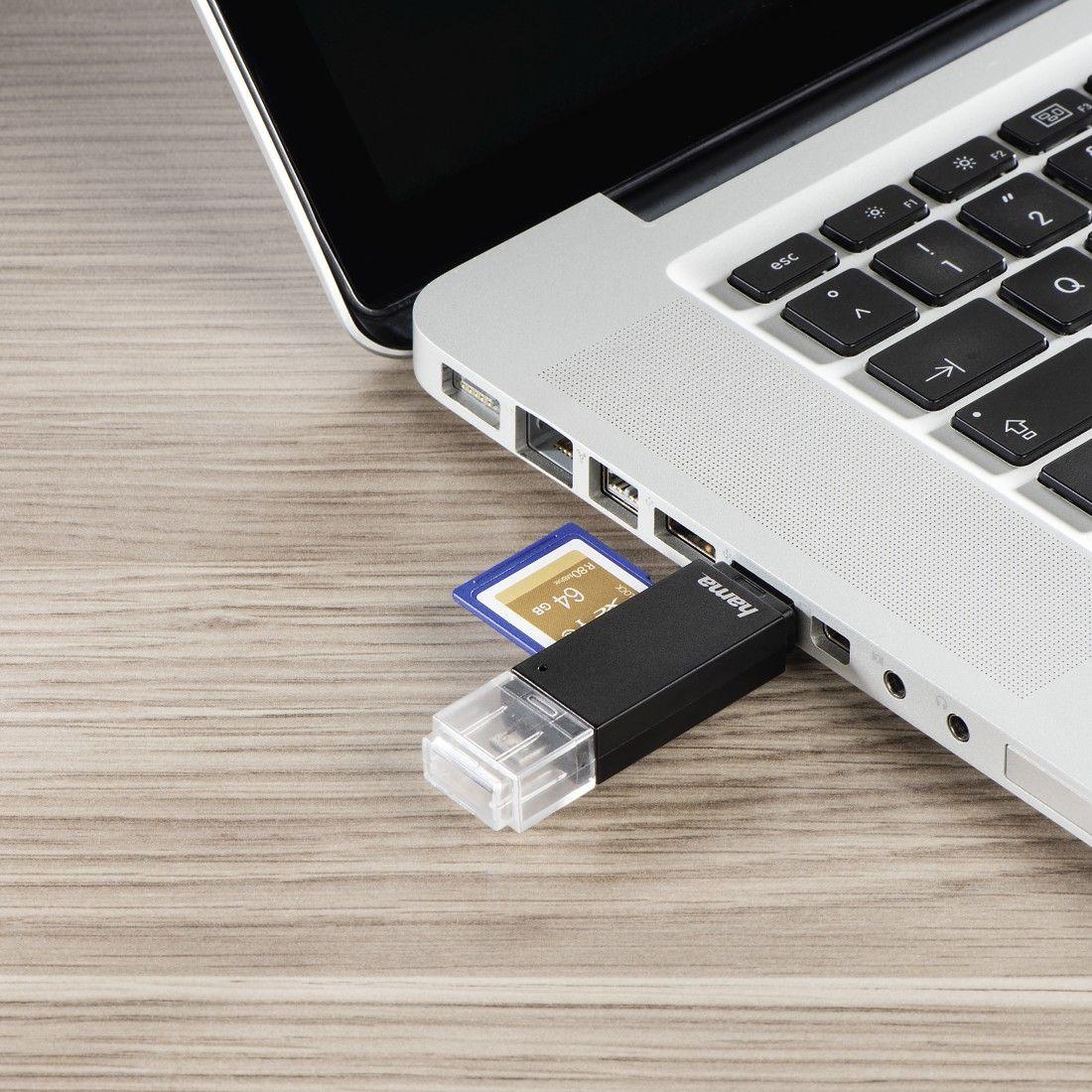 Leitor de Cartões de Memória HAMA Basic 00181056 (USB 2.0/Micro-USB - Preto), miniatura 3